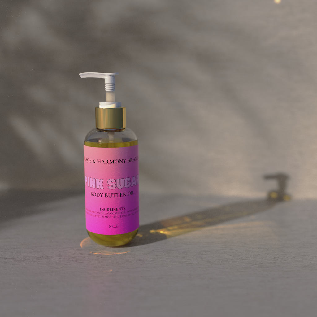 PINK SUGAR BODY OIL | Peacock Butter