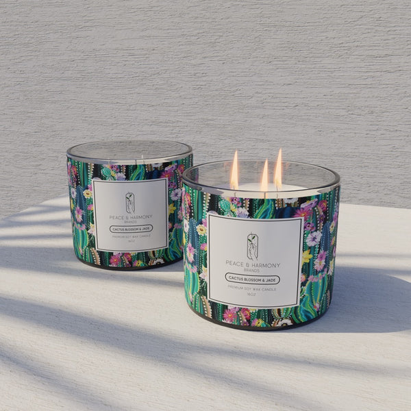 Cactus Blossom & Jade Candle
